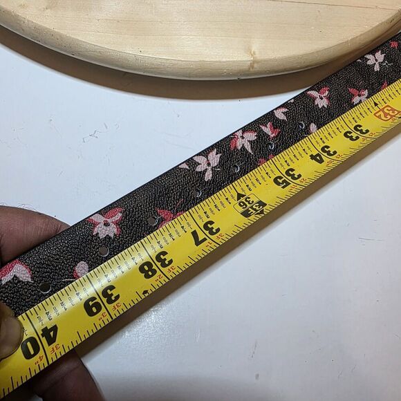 MICHAEL KORS Women’s MK Logo Twist Reversible Floral Print & Brown Logo 39.5 In. - Picture 9 of 12